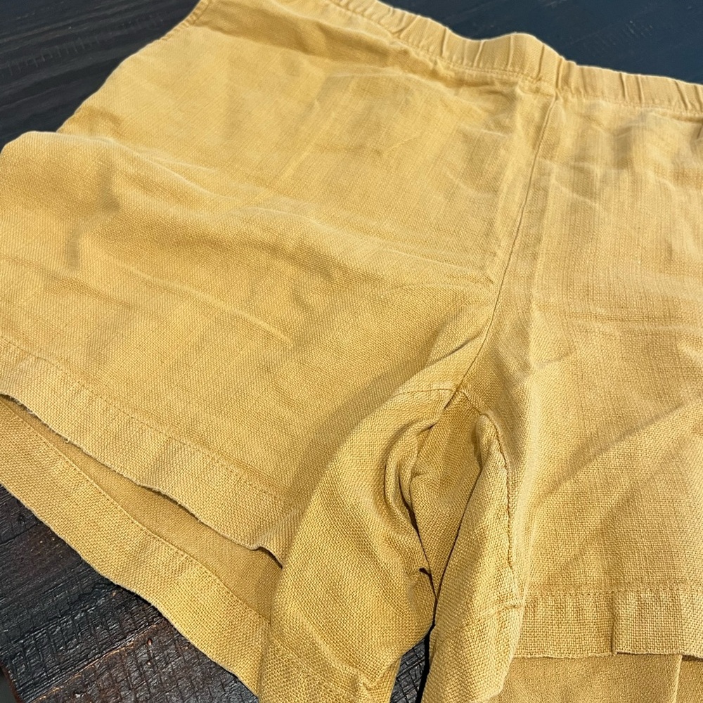 Purejill mustard khaki shorts - Picture 3 of 8